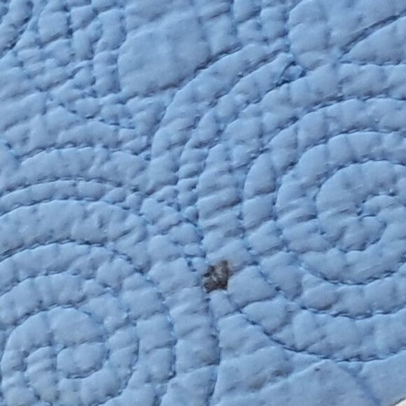 Quilt BLUE Reversible #56   81 X 86  INCHES - Picture 1 of 10